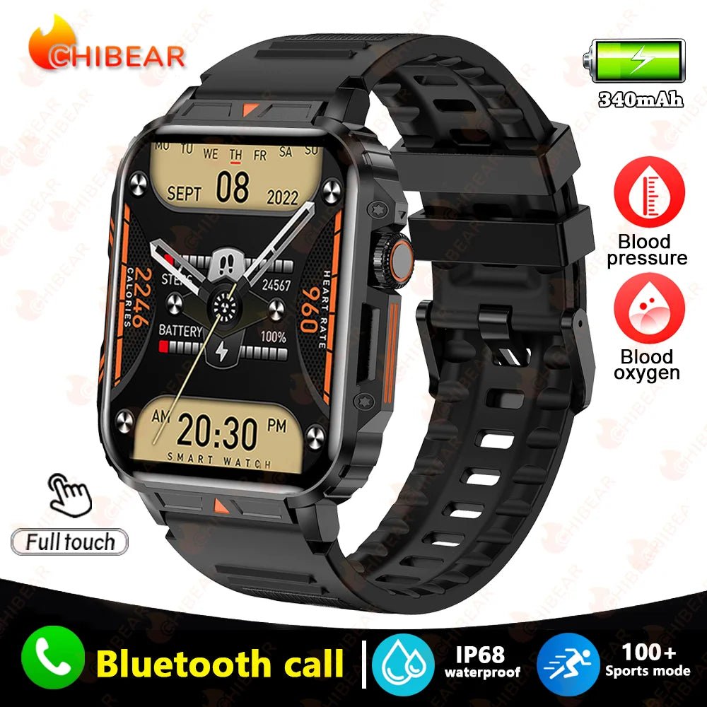 1.95" Outdoor Smartwatch | Bluetooth Call | IP68 Fitness Watch - Real Group UAE