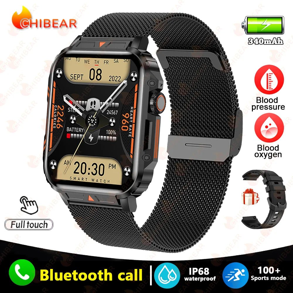 1.95" Outdoor Smartwatch | Bluetooth Call | IP68 Fitness Watch - Real Group UAE