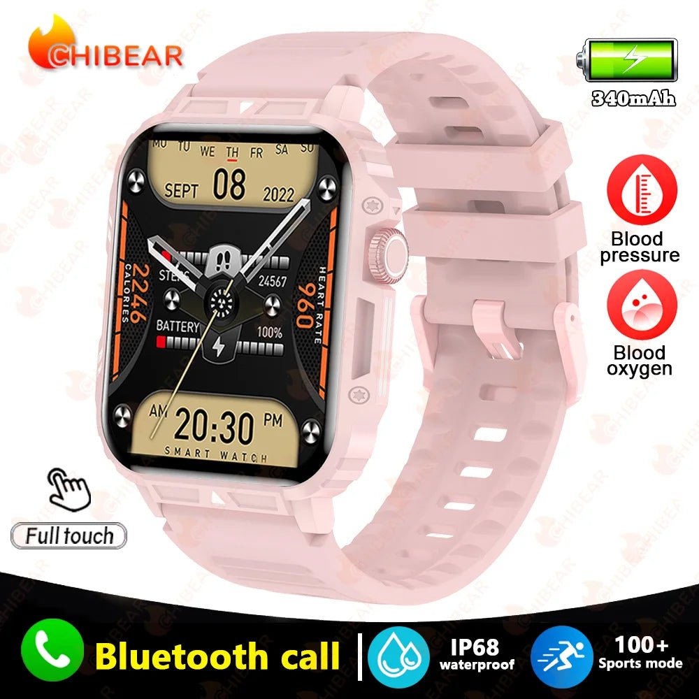1.95" Outdoor Smartwatch | Bluetooth Call | IP68 Fitness Watch - Real Group UAE