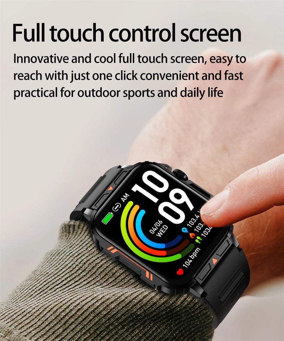 1.95" Outdoor Smartwatch | Bluetooth Call | IP68 Fitness Watch - Real Group UAE