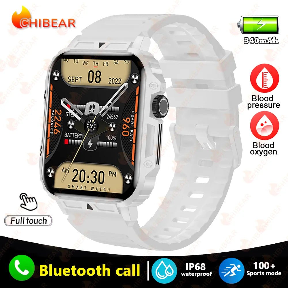 1.95" Outdoor Smartwatch | Bluetooth Call | IP68 Fitness Watch - Real Group UAE