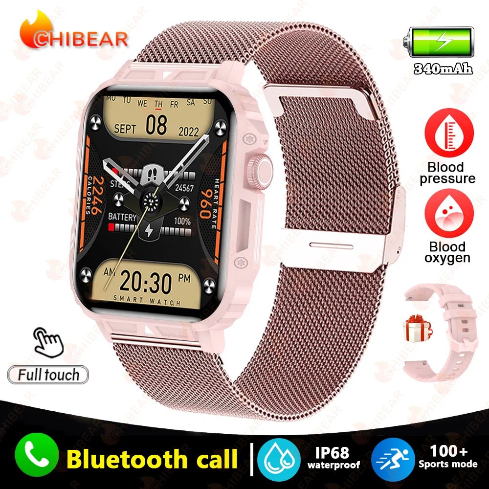 1.95" Outdoor Smartwatch | Bluetooth Call | IP68 Fitness Watch - Real Group UAE