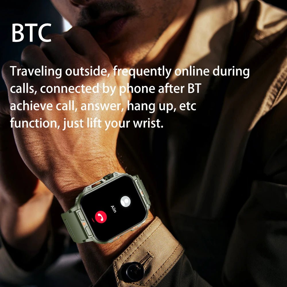 1.95" Outdoor Smartwatch | Bluetooth Call | IP68 Fitness Watch - Real Group UAE