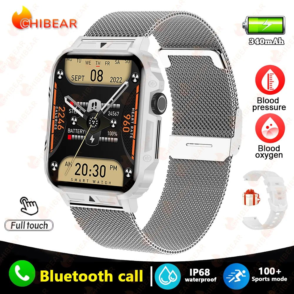 1.95" Outdoor Smartwatch | Bluetooth Call | IP68 Fitness Watch - Real Group UAE