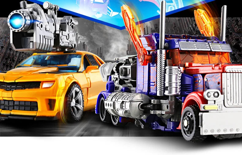 Optimus Prime Action Figure – YS04A Robot Car Toy for Kids Gift