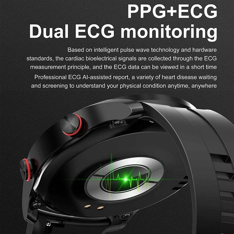 Bluetooth Call Smartwatch | ECG+PPG | Fitness & Health Tracker - Real Group UAE