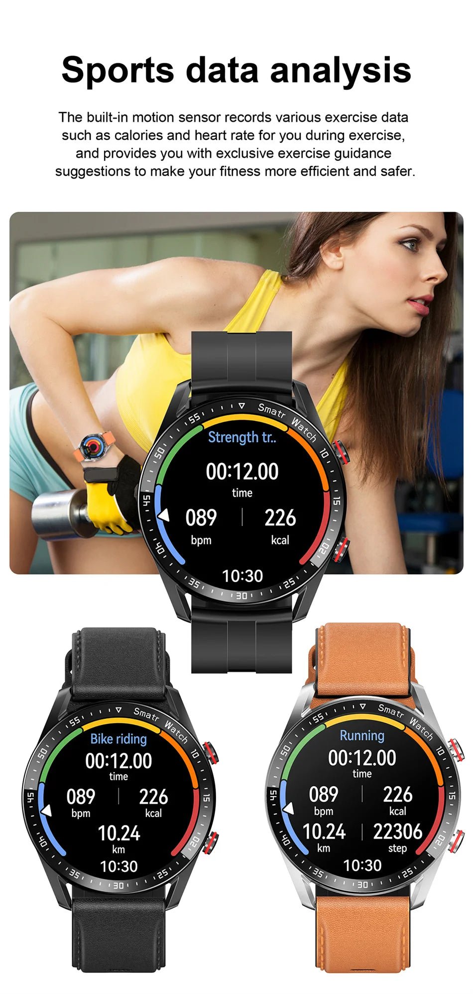 Bluetooth Call Smartwatch | ECG+PPG | Fitness & Health Tracker - Real Group UAE