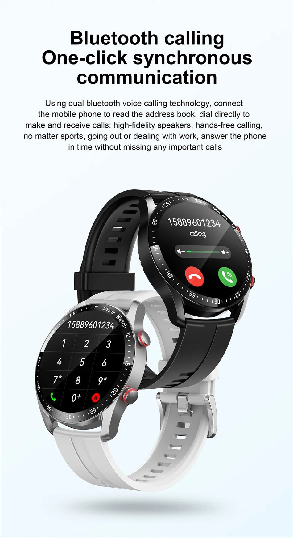 Bluetooth Call Smartwatch | ECG+PPG | Fitness & Health Tracker - Real Group UAE