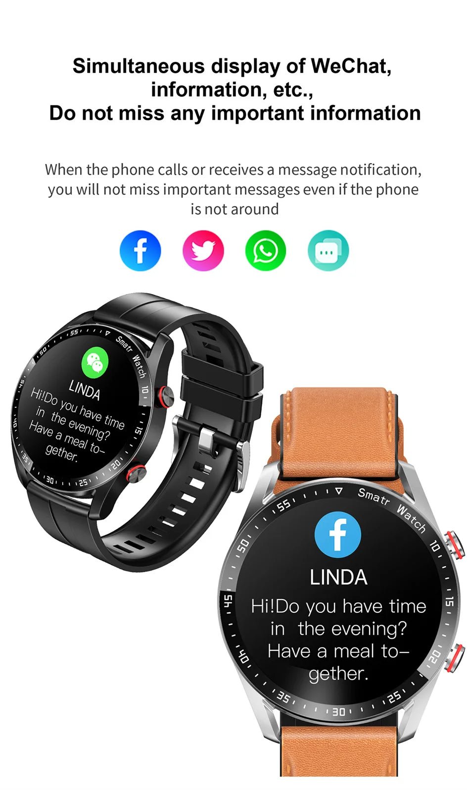 Bluetooth Call Smartwatch | ECG+PPG | Fitness & Health Tracker - Real Group UAE