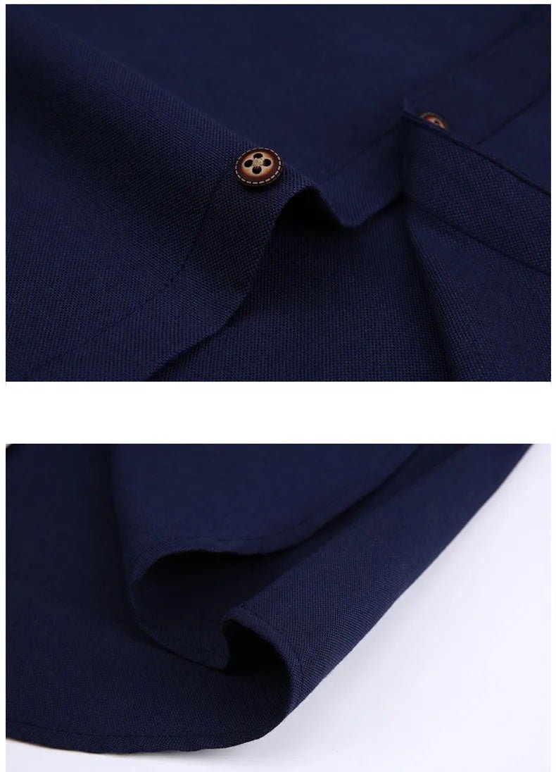 Classic Oxford Button - Down Shirt | Long Sleeve Casual Fit | Cotton Blend - Real Group UAE