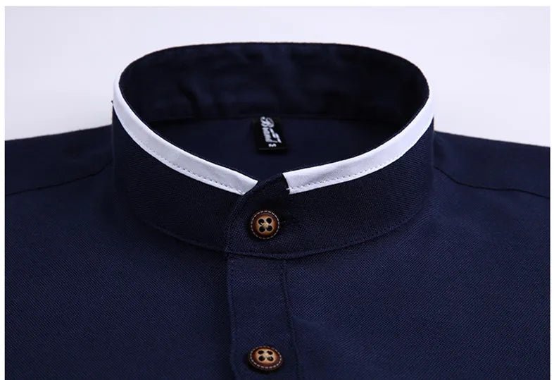 Classic Oxford Button - Down Shirt | Long Sleeve Casual Fit | Cotton Blend - Real Group UAE