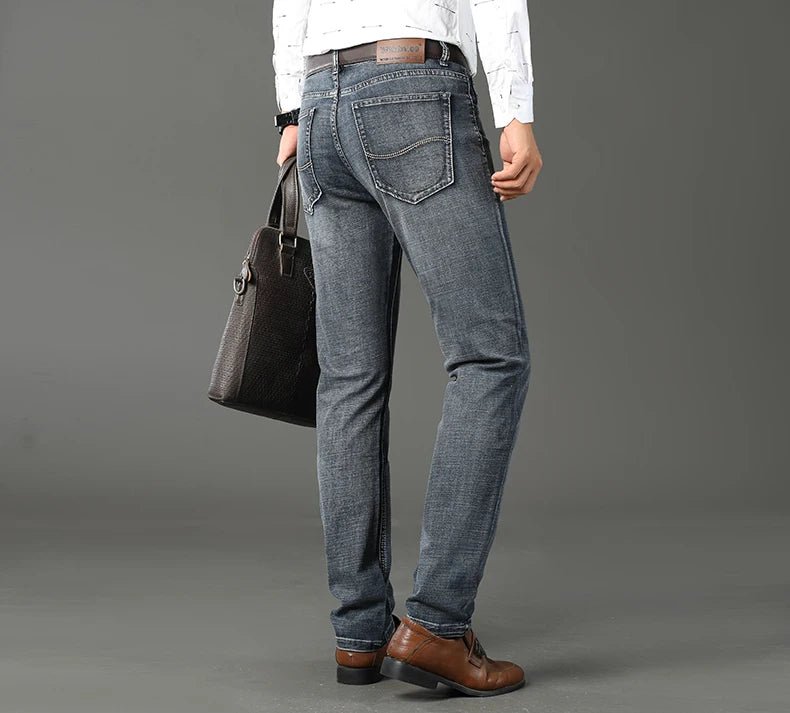 Classic Straight - Leg Jeans | Stretch Denim for Work & Casual Wear - Real Group UAE