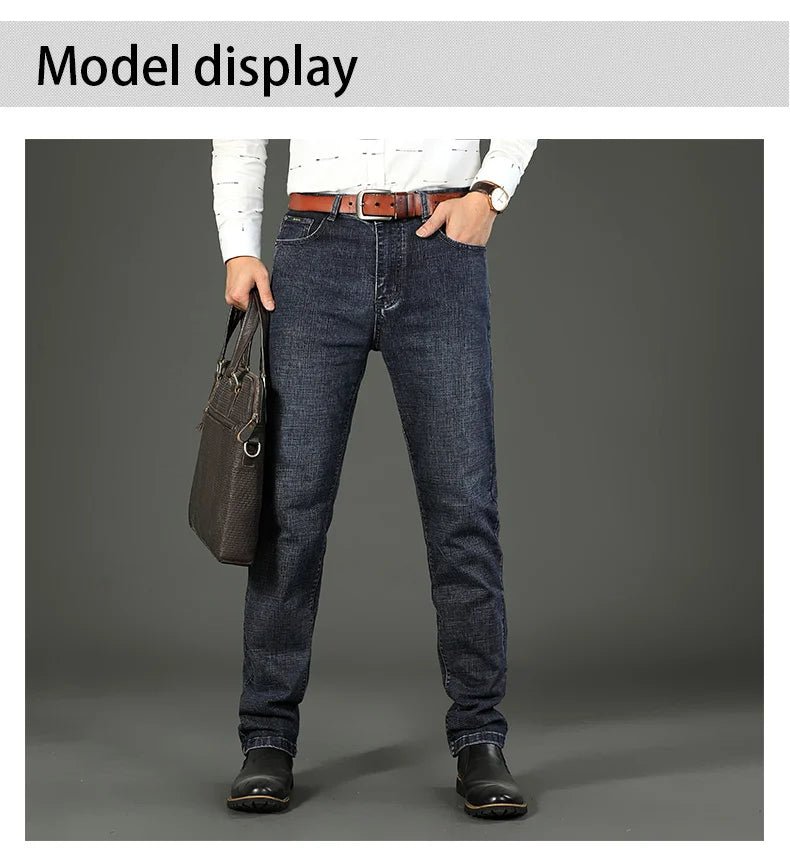 Classic Straight - Leg Jeans | Stretch Denim for Work & Casual Wear - Real Group UAE