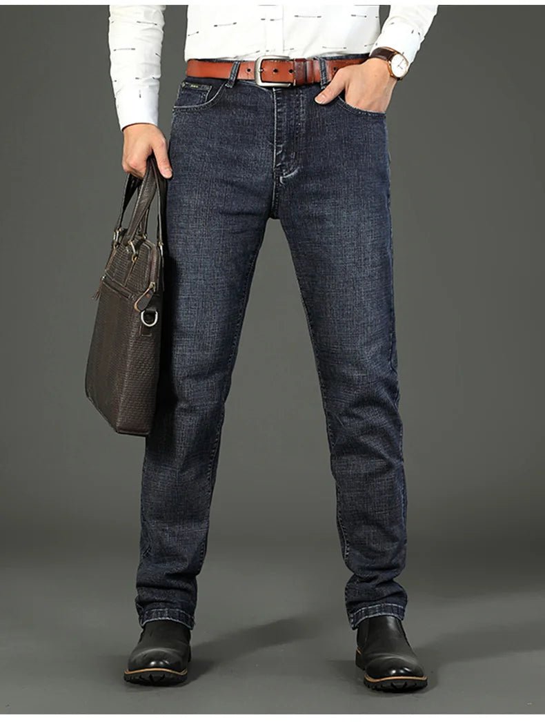 Classic Straight - Leg Jeans | Stretch Denim for Work & Casual Wear - Real Group UAE