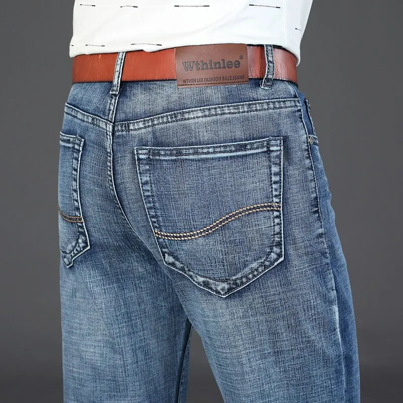 Classic Straight - Leg Jeans | Stretch Denim for Work & Casual Wear - Real Group UAE