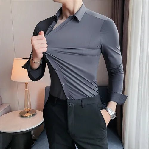 Comfortable & Flexible High Elasticity Seamless Shirts for Men - Real Group UAE