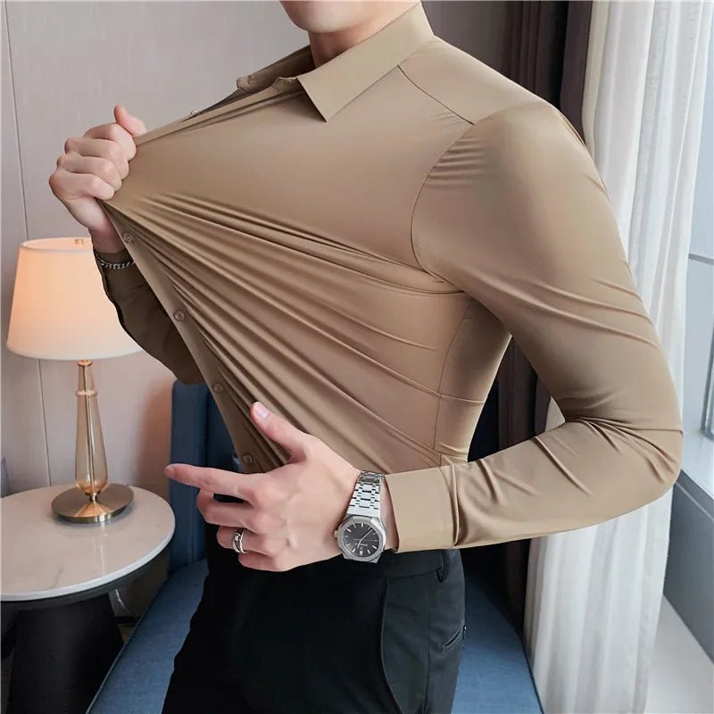 Comfortable & Flexible High Elasticity Seamless Shirts for Men - Real Group UAE