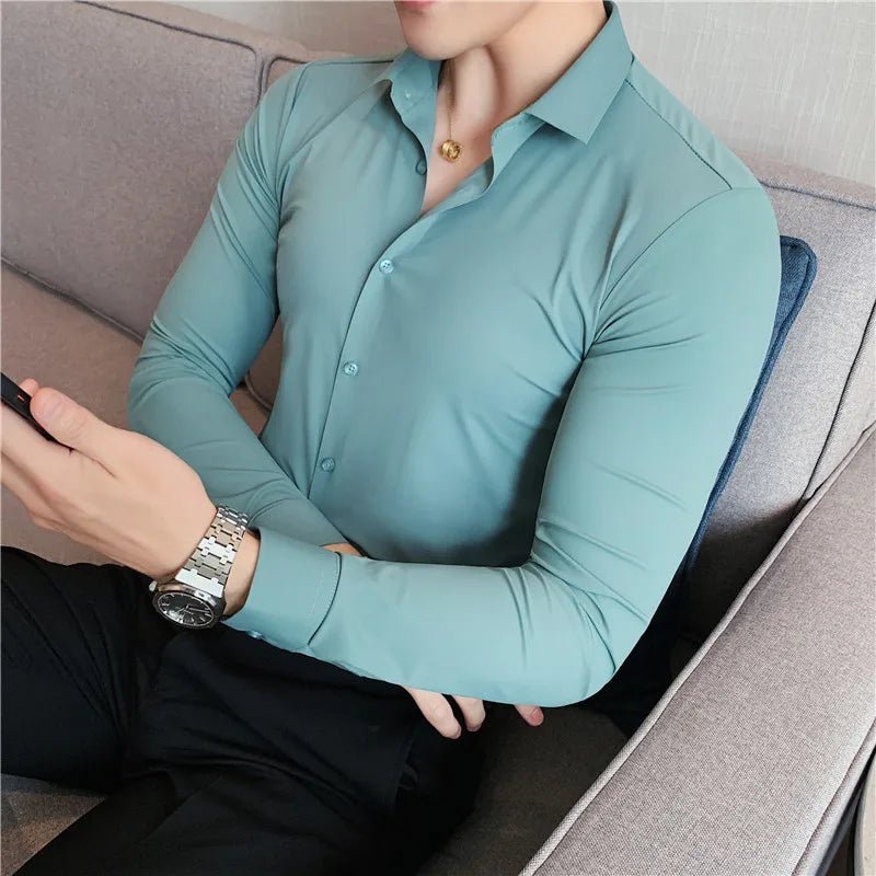 Comfortable & Flexible High Elasticity Seamless Shirts for Men - Real Group UAE