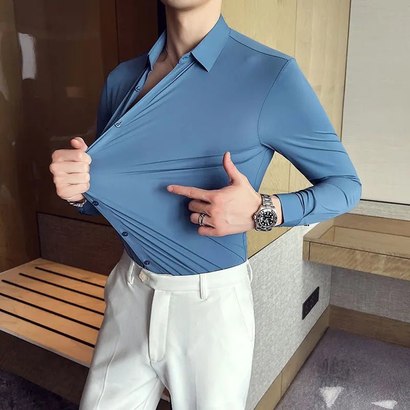 Comfortable & Flexible High Elasticity Seamless Shirts for Men - Real Group UAE