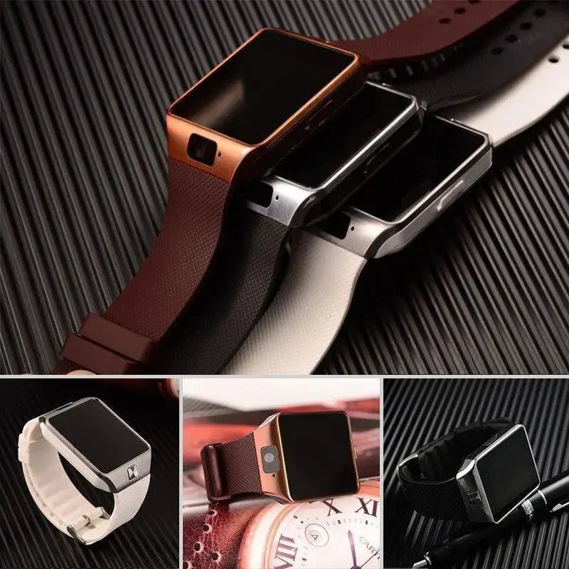 Digital Touch Screen Smart Watch DZ09 with Camera, Bluetooth & SIM - Realgroupuae