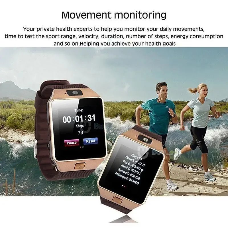 Digital Touch Screen Smart Watch DZ09 with Camera, Bluetooth & SIM - Realgroupuae