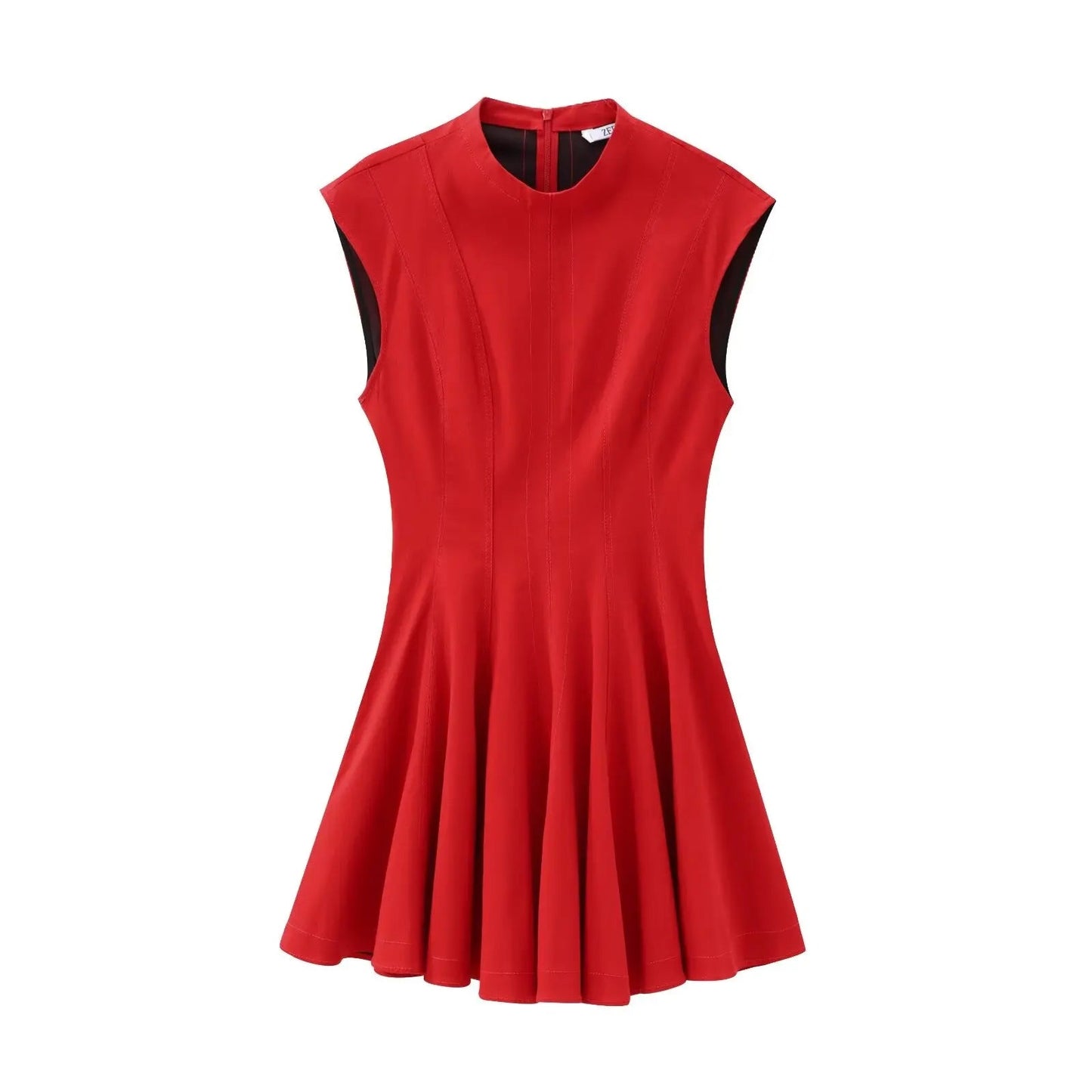 Elegant Ruffle Mini Dress | Sleeveless A - Line Party Outfit - Real Group UAE