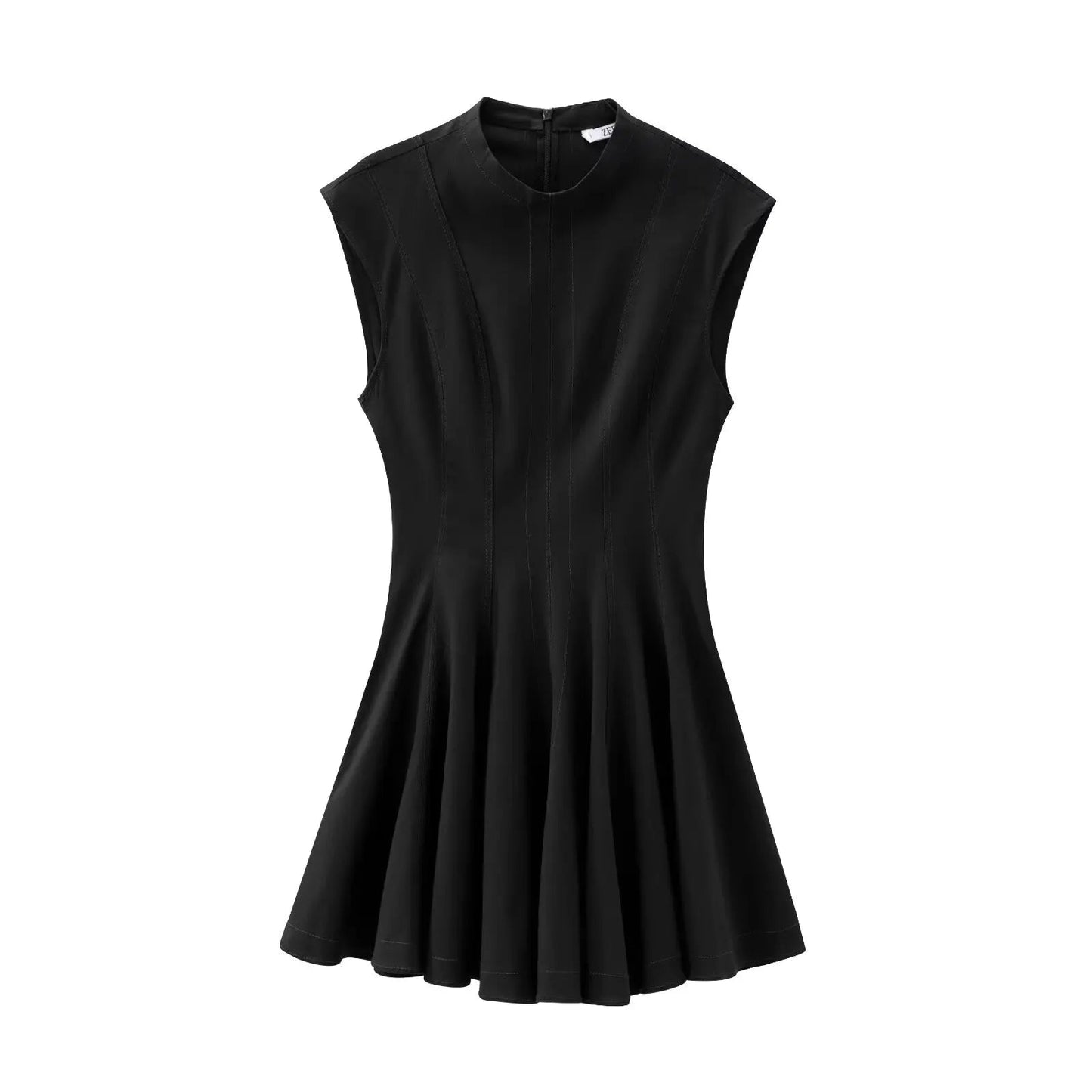 Elegant Ruffle Mini Dress | Sleeveless A - Line Party Outfit - Real Group UAE