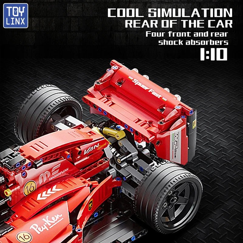 F1 RC Race Car 1163PCS Remote Control Building Blocks Toy Model Car Kit - Realgroupuae