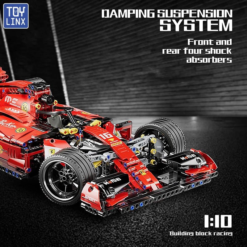 F1 RC Race Car 1163PCS Remote Control Building Blocks Toy Model Car Kit - Realgroupuae