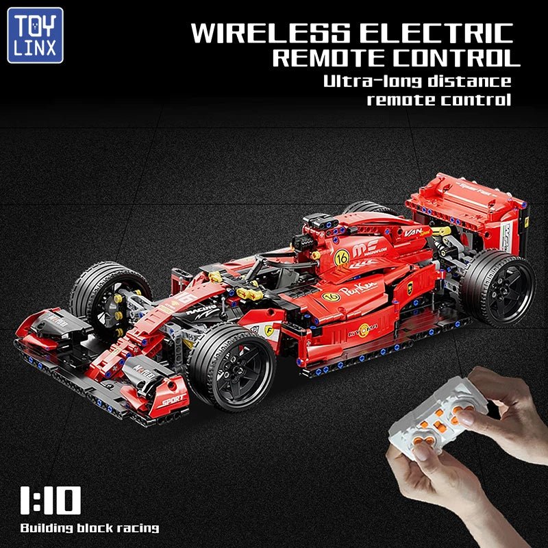 F1 RC Race Car 1163PCS Remote Control Building Blocks Toy Model Car Kit - Realgroupuae