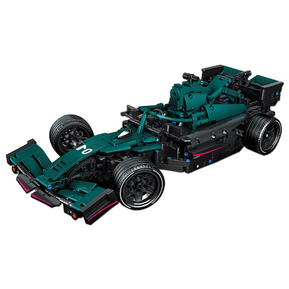 F1 RC Race Car Building Set MOC Remote Control Collectible Toy Gift Kit - Realgroupuae
