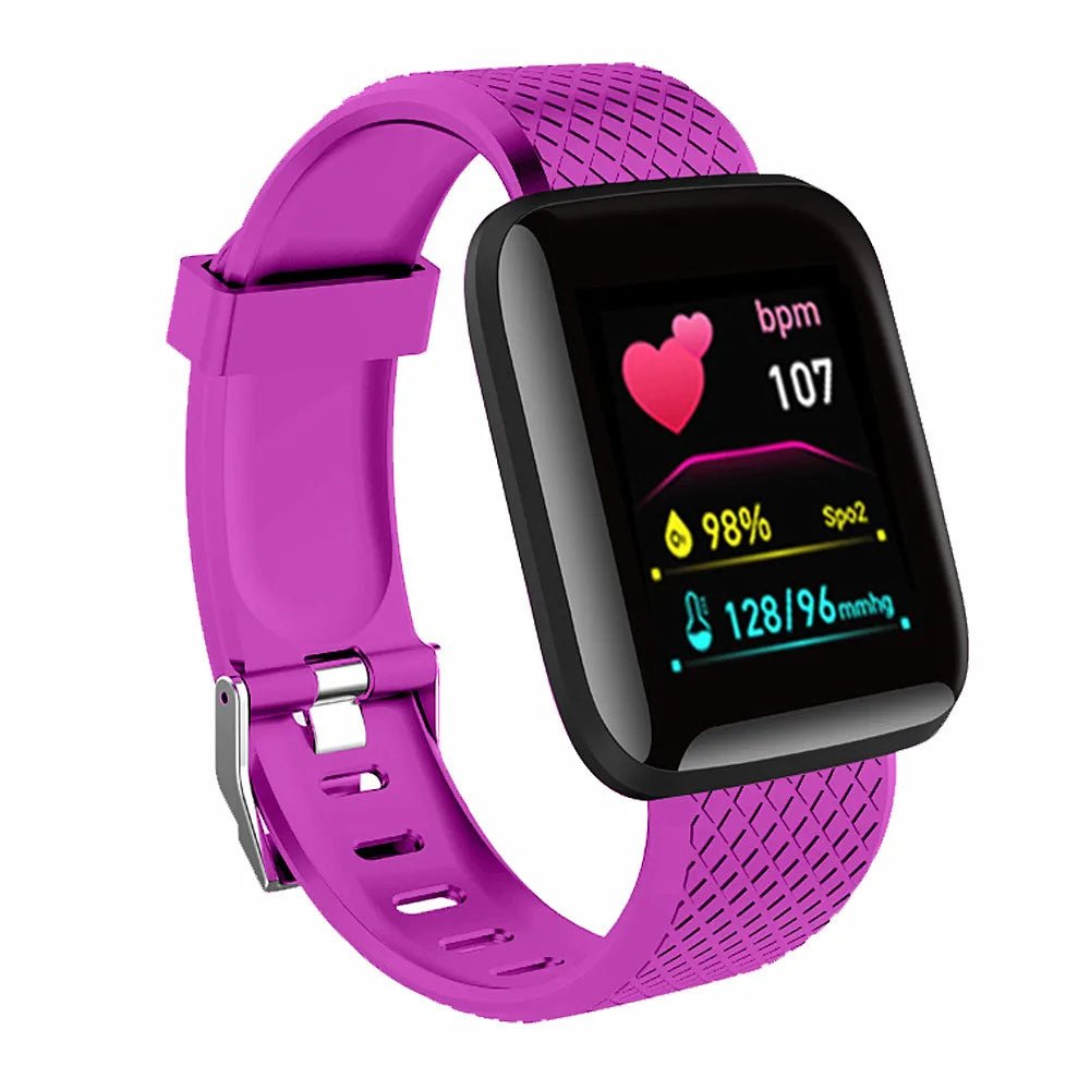 Fashion Sports Smartwatch with USB Charging, Fitness Tracker & LED Display - Realgroupuae