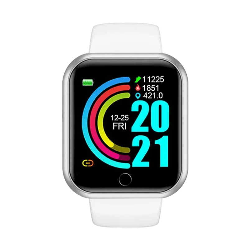 Fashion Sports Smartwatch with USB Charging, Fitness Tracker & LED Display - Realgroupuae