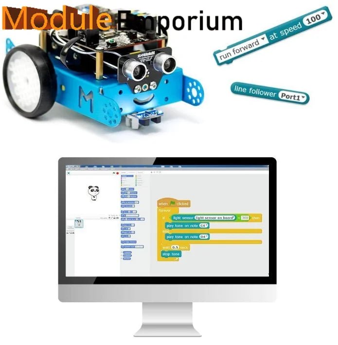 Mbot V1.1 Programmable Educational Robot for Kids STEM Coding Toy Gift - Realgroupuae