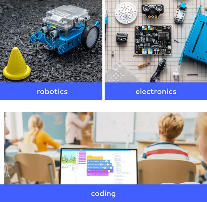 Mbot V1.1 Programmable Educational Robot for Kids STEM Coding Toy Gift - Realgroupuae