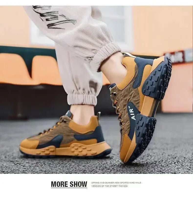 Men’s Fashion Sneakers | Thick Sole Lace - Up Shoes | Casual & Running Footwear - Real Group UAE