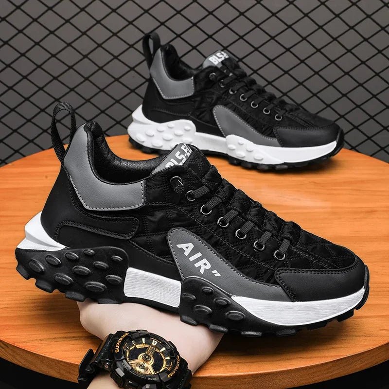 Men’s Fashion Sneakers | Thick Sole Lace - Up Shoes | Casual & Running Footwear - Real Group UAE