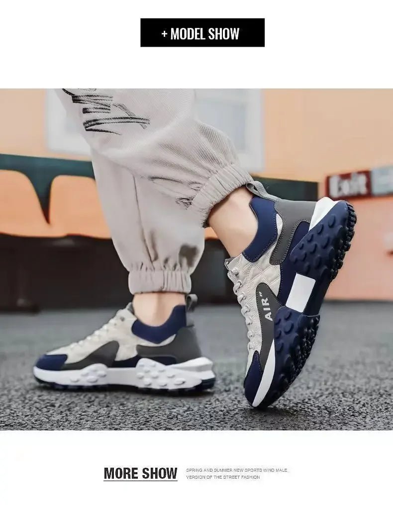 Men’s Fashion Sneakers | Thick Sole Lace - Up Shoes | Casual & Running Footwear - Real Group UAE