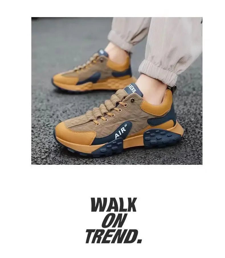 Men’s Fashion Sneakers | Thick Sole Lace - Up Shoes | Casual & Running Footwear - Real Group UAE
