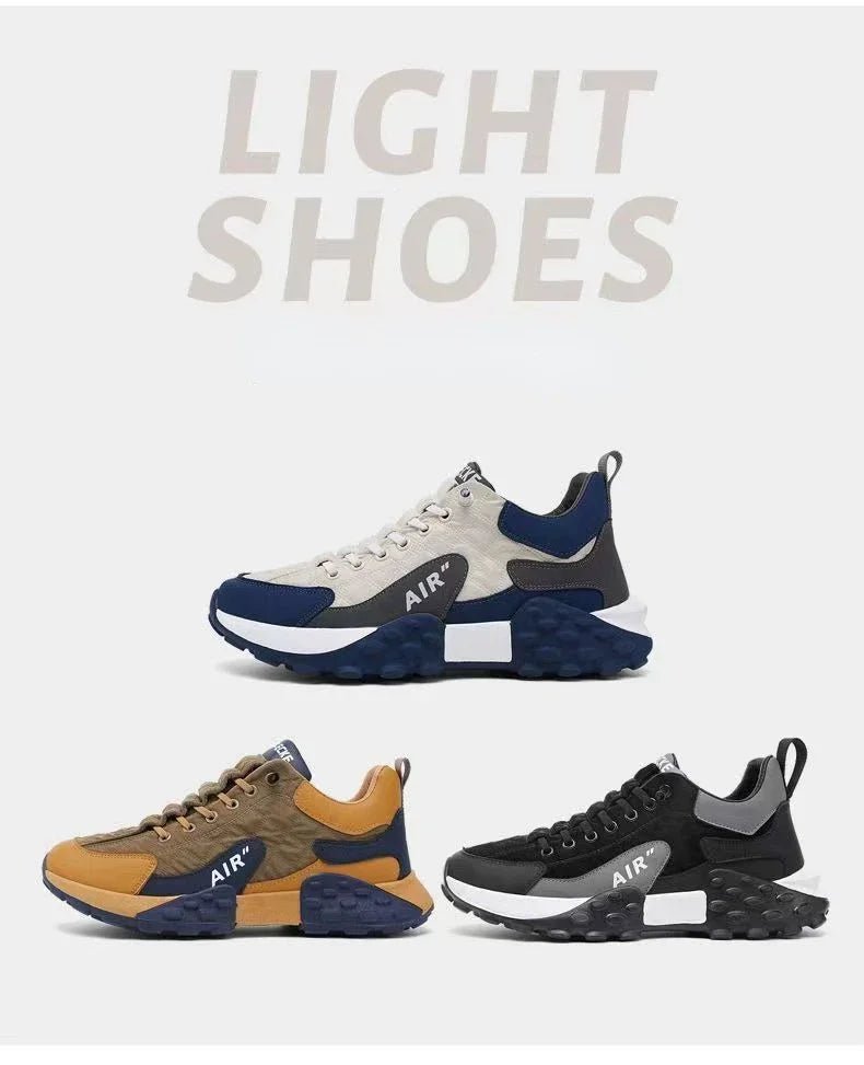 Men’s Fashion Sneakers | Thick Sole Lace - Up Shoes | Casual & Running Footwear - Real Group UAE