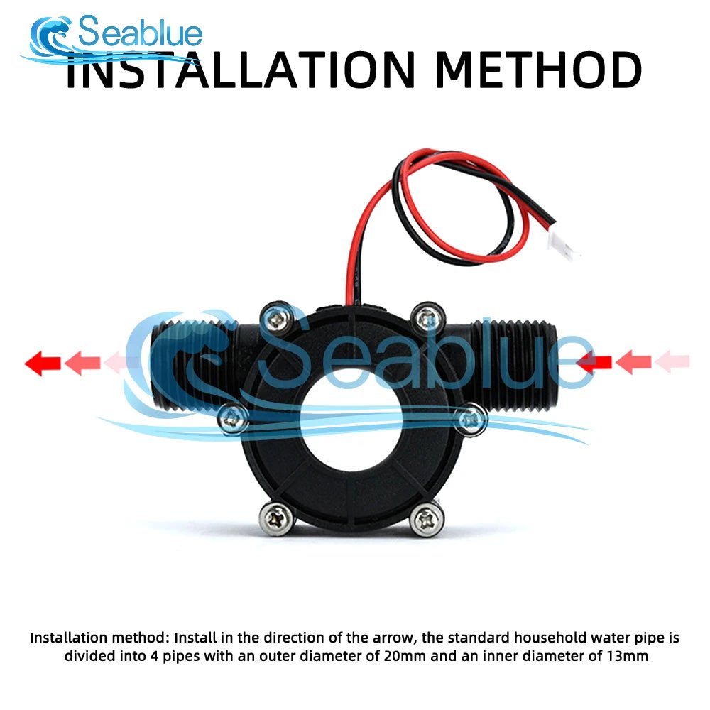 Micro Hydro Generator Turbine 5V - 12V 0 - 80V | Efficient Water Flow Energy Conversion - Real Group