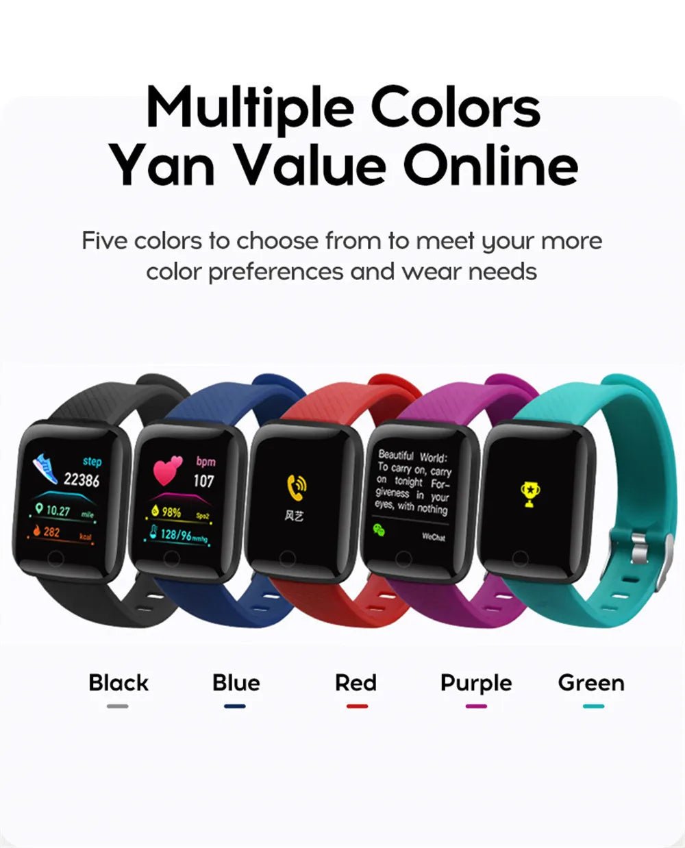 Multifunction Smartwatch with Music, Message & Fitness Tracking - Realgroupuae