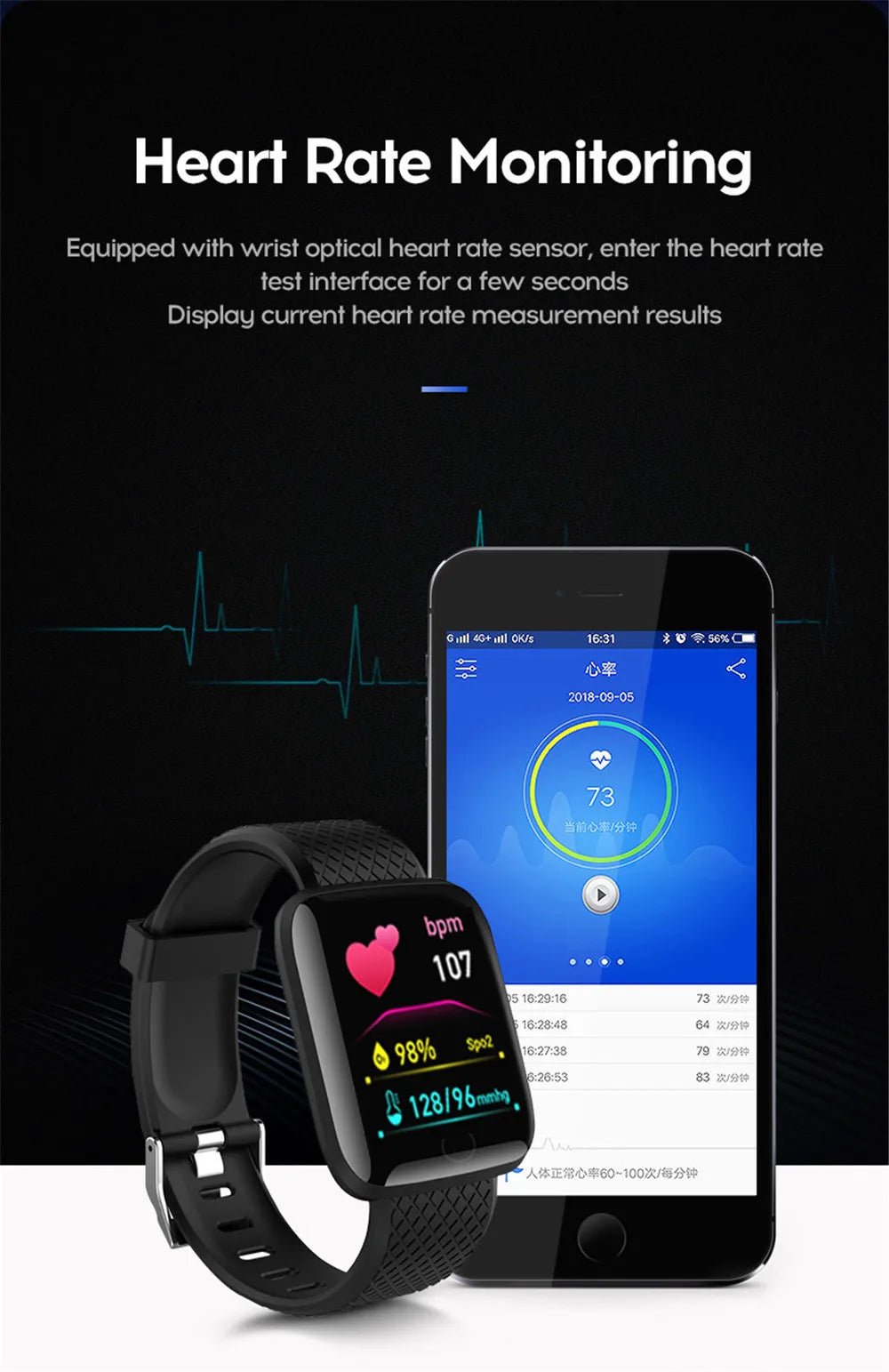 Multifunction Smartwatch with Music, Message & Fitness Tracking - Real Group UAE