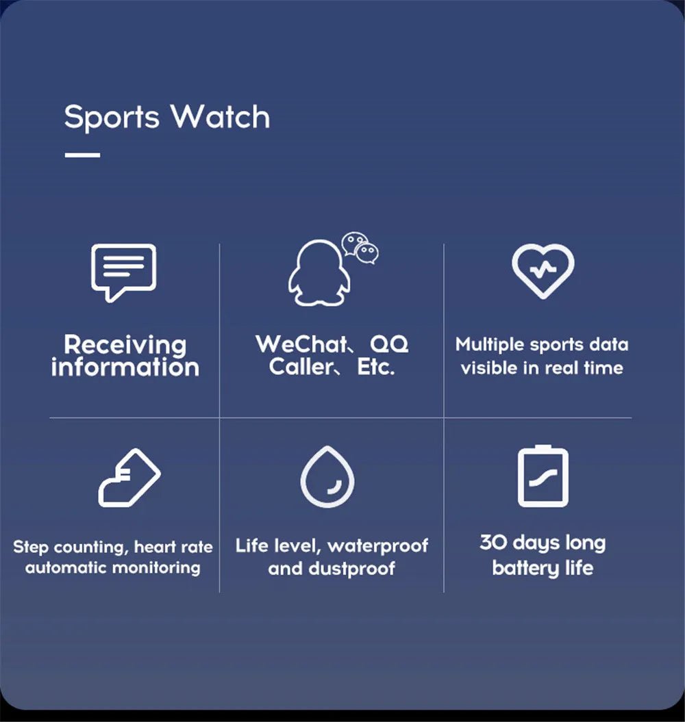 Multifunction Smartwatch with Music, Message & Fitness Tracking - Real Group UAE