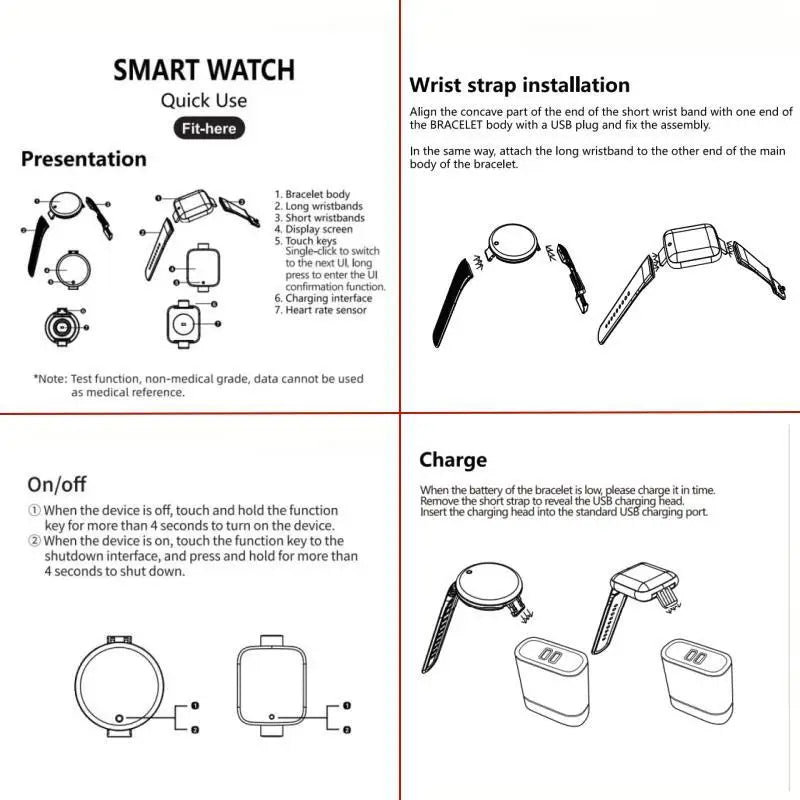 Multifunction Smartwatch with Music, Message & Fitness Tracking - Real Group UAE
