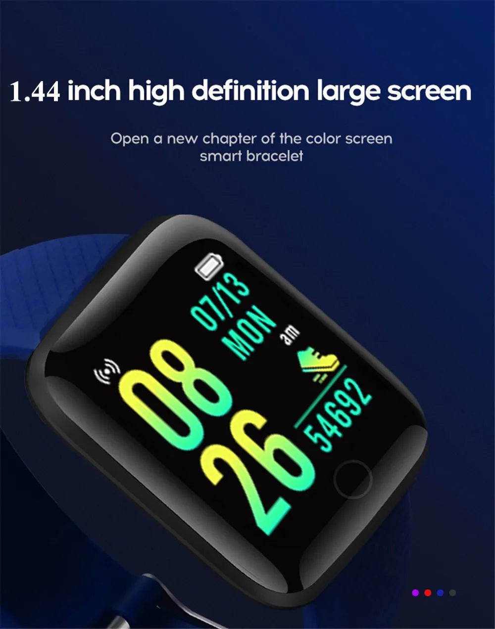 Multifunction Smartwatch with Music, Message & Fitness Tracking - Realgroupuae