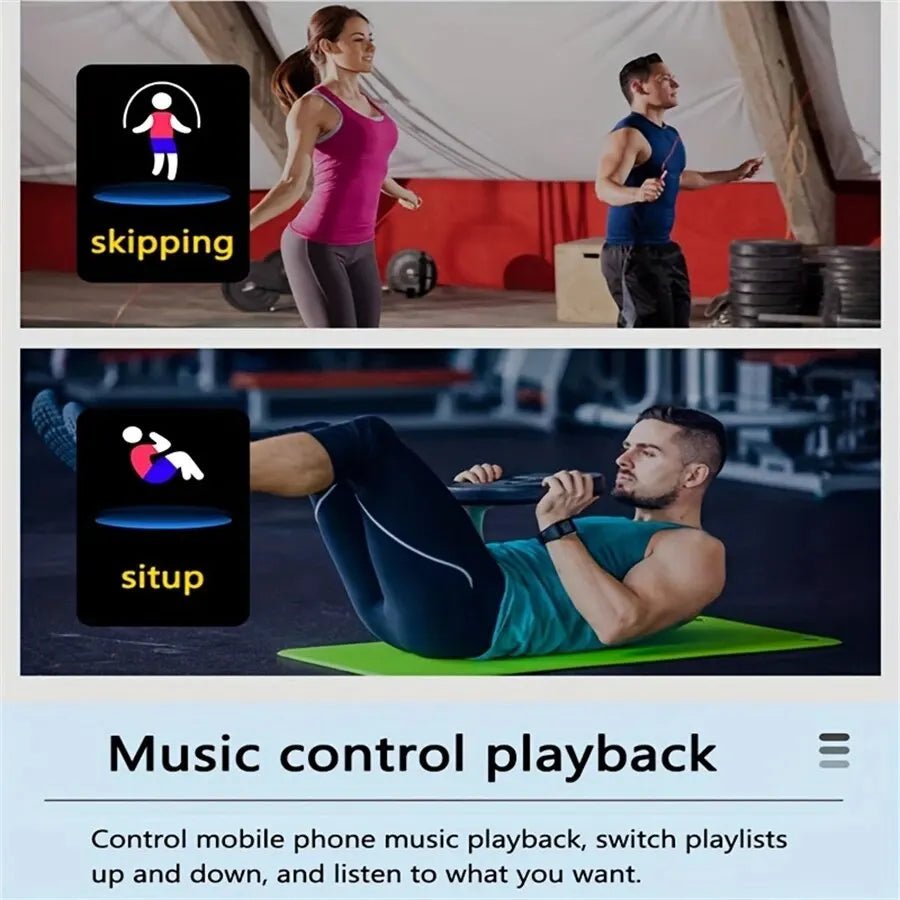 Multifunction Smartwatch with Music, Message & Fitness Tracking - Realgroupuae