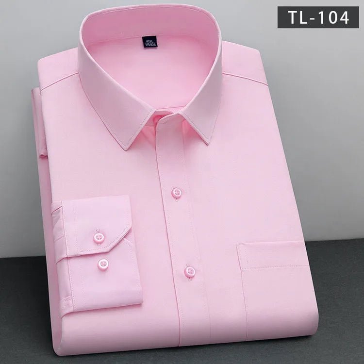Non - Iron Business Shirt | Wrinkle - Resistant Long Sleeve Classic Fit - Real Group UAE