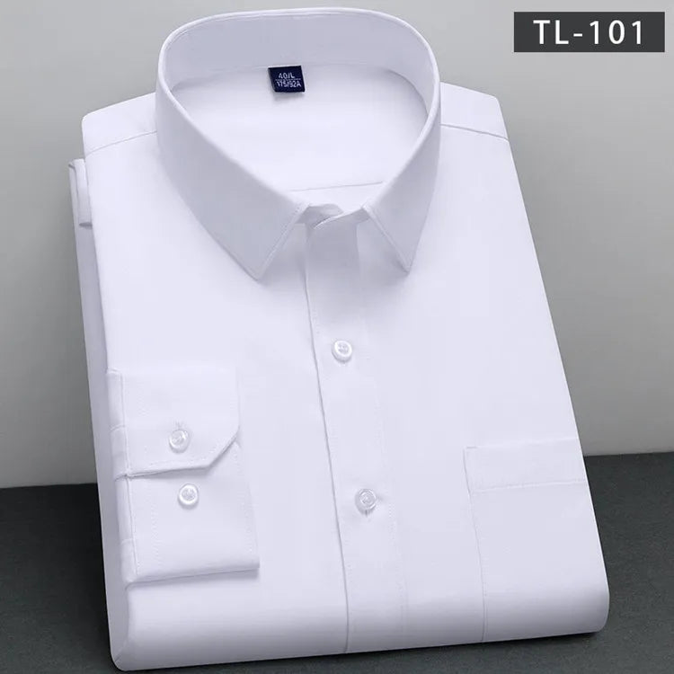 Non - Iron Business Shirt | Wrinkle - Resistant Long Sleeve Classic Fit - Real Group UAE