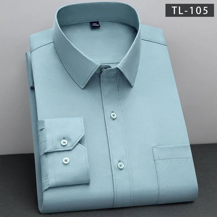 Non - Iron Business Shirt | Wrinkle - Resistant Long Sleeve Classic Fit - Real Group UAE